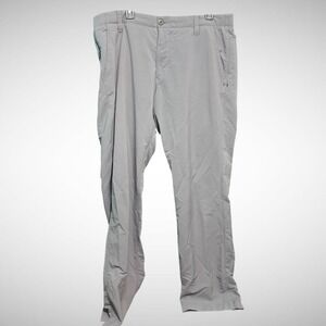 Under Armour Pants Mens 38X32 Solid Gray Chinos Workout
